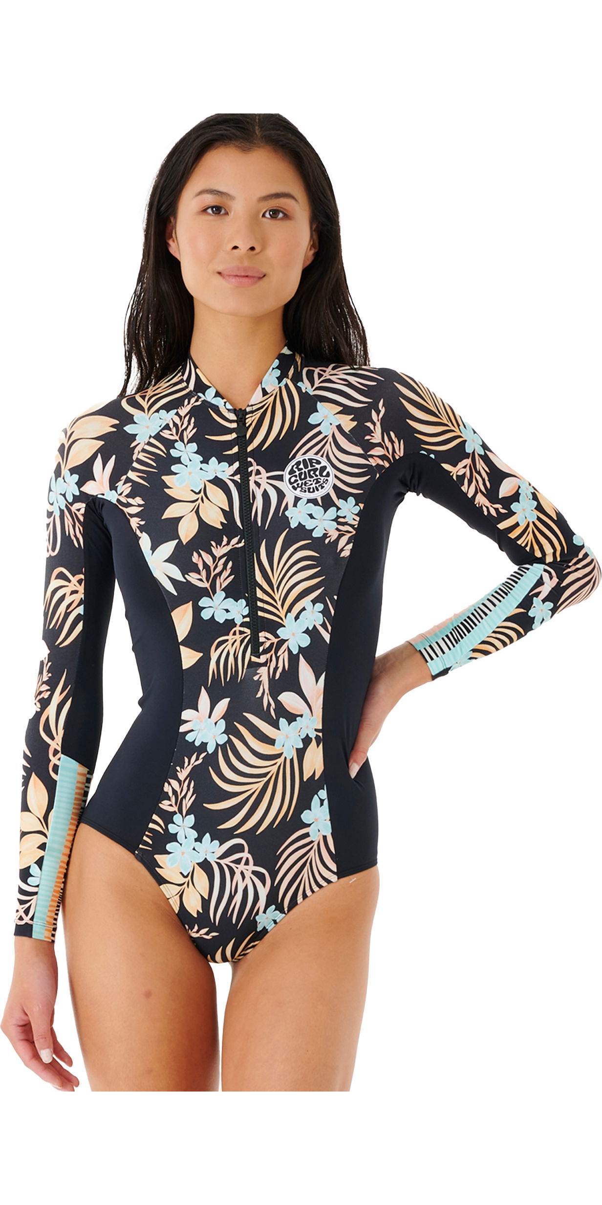 Rip curl long clearance sleeve one piece